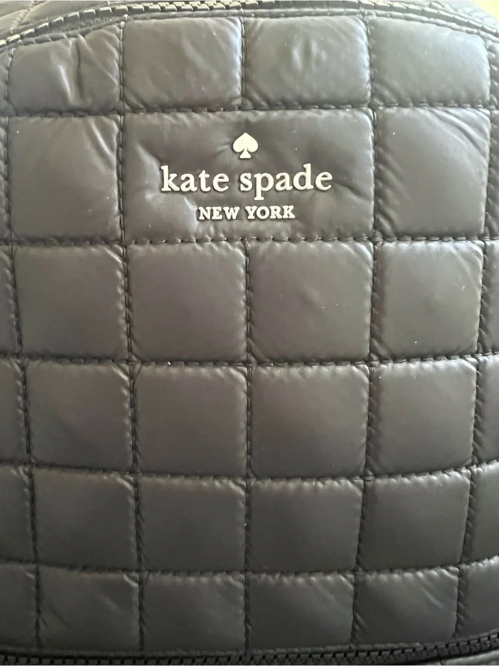 kate spade Black Quilted Camden Backpack